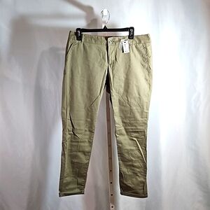 THE LIMITED PANTS ANKLE SIZE 6 OLIVE GREEN  NWT
